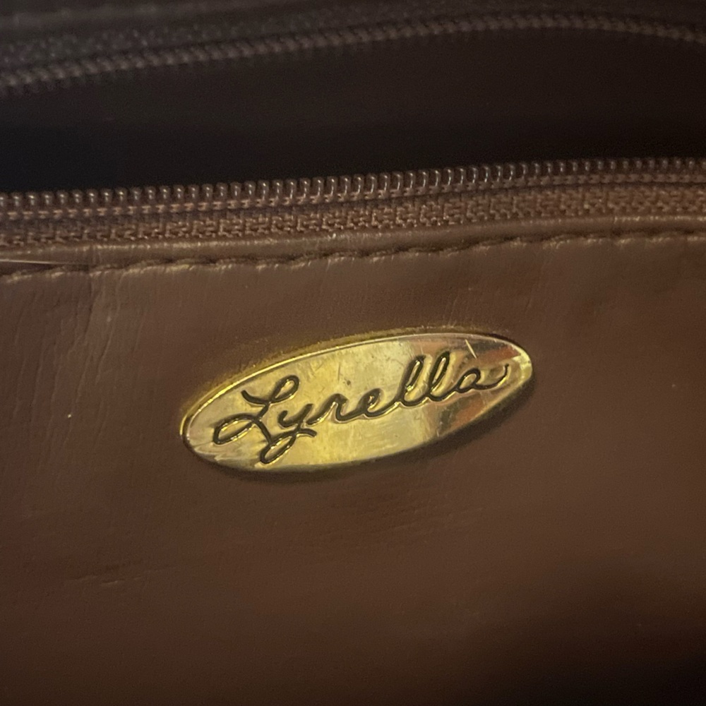 🛍️ Lyrella Adorable Brown Snakeskin Crossbody Shoulder Bag, Vintage 1980’s - Picture 11 of 14